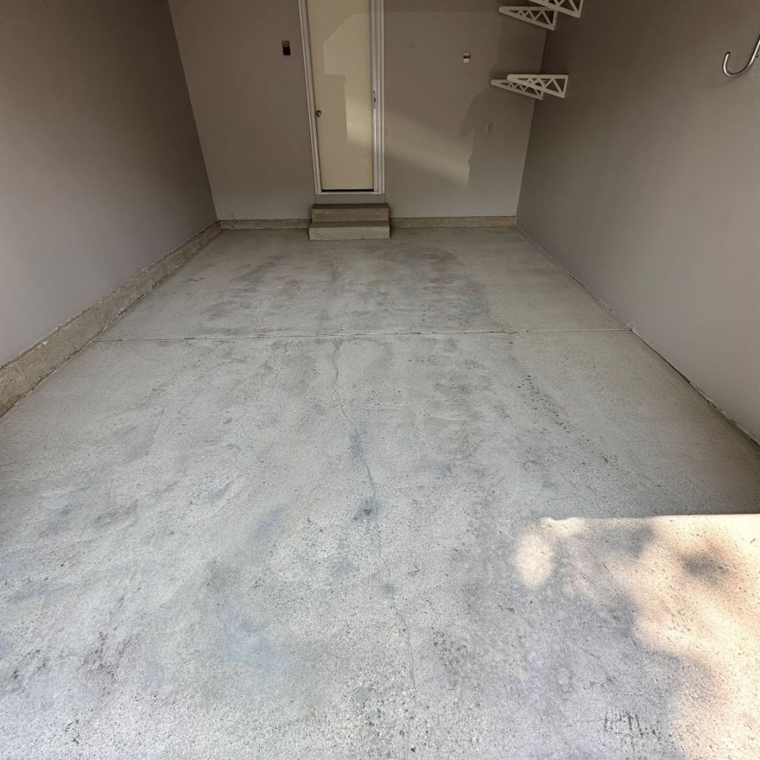 Dirty concrete before
