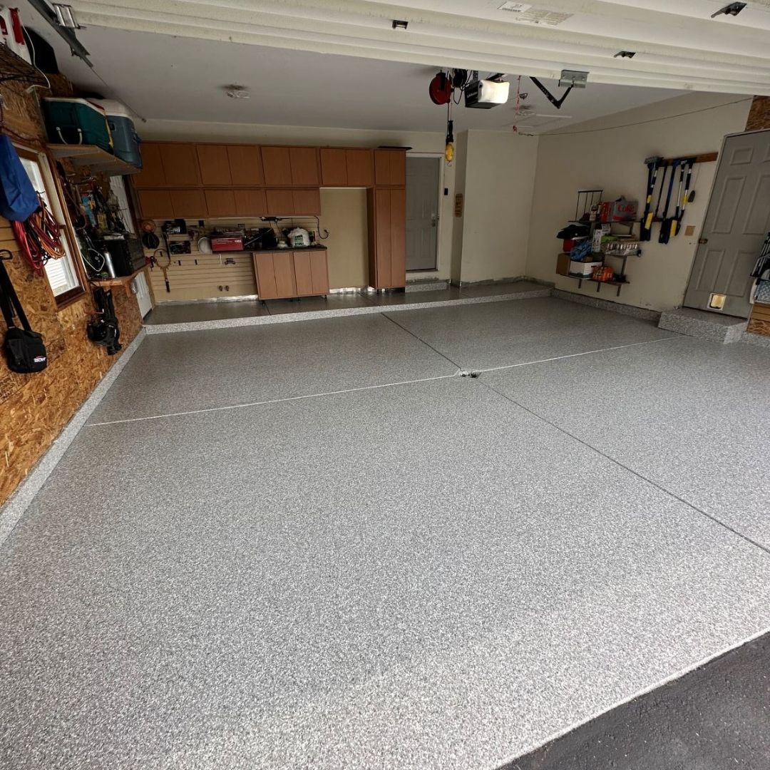 Grey epoxy after